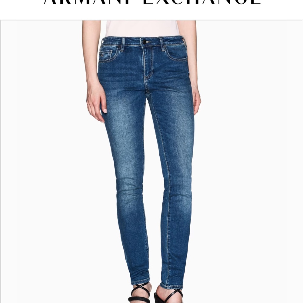 Armani Exchange classic Blue Women's skinny Jeans